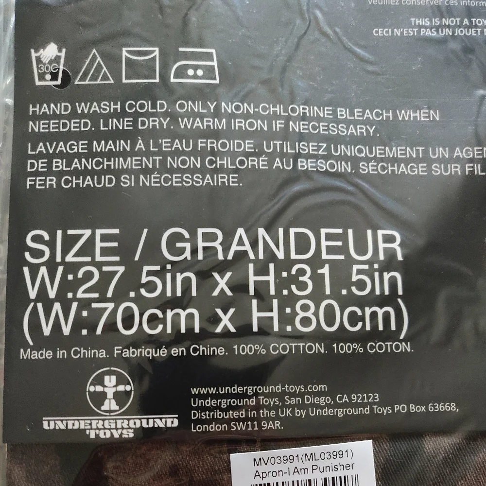 Marvel Punisher Apron - Picture 2 of 2